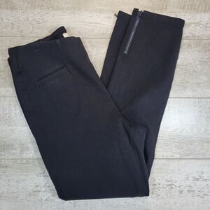 Soft Surroundings Ultimate Denim Black High-Rise Skinny Ankle Zip